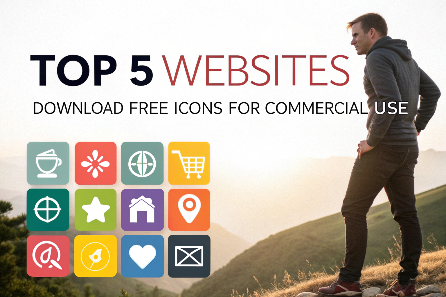 Top 5 Websites to Download Free Icons for Commercial Use