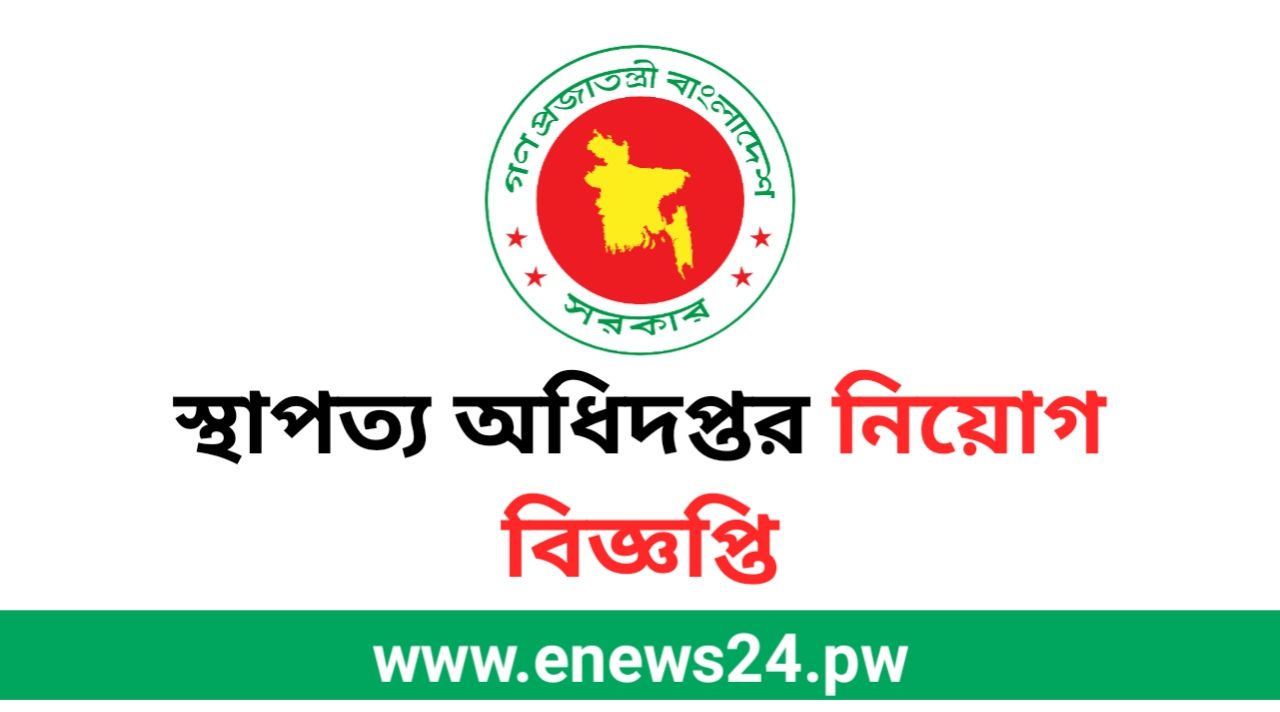 Department of Architecture job Circular 2024